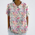 Lina | Blouse en lin floral