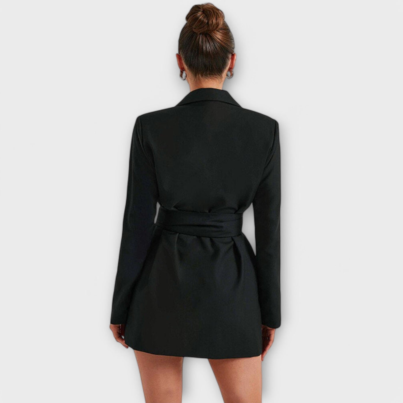 Robe blazer avec décolleté en V