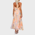 Naomi™ | Robe maxi aquarelle