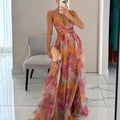 Giselle - Robe maxi fleurie envoûtante