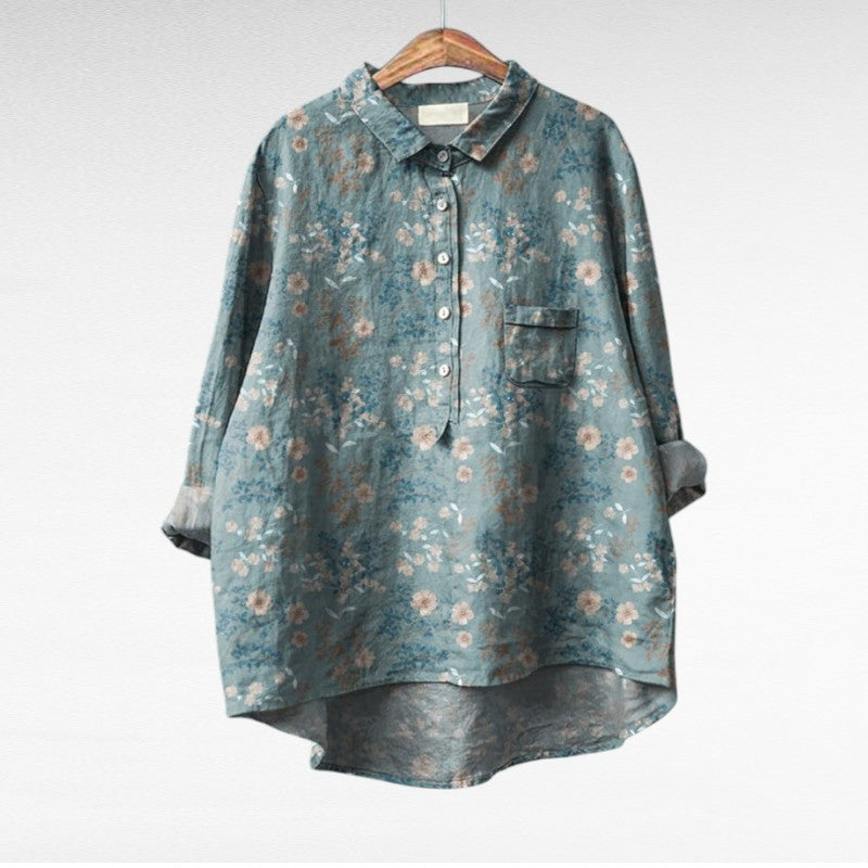 Laluna - Élégante Blouse Fleurie