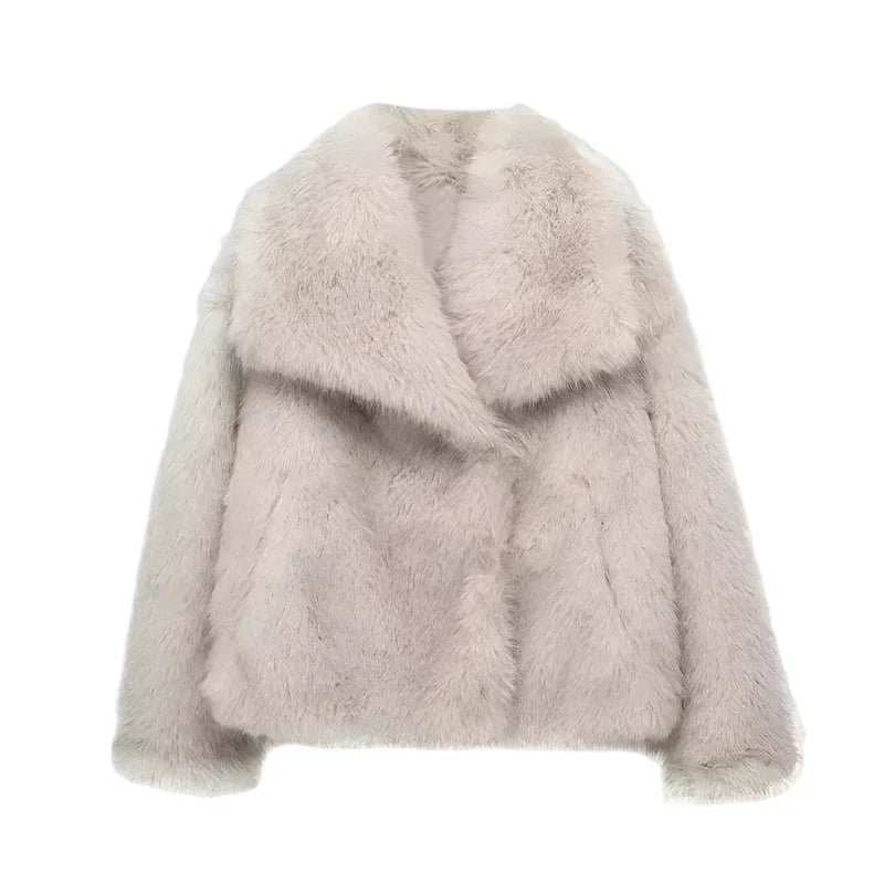 Myla - Manteau en Fausse Fourrure