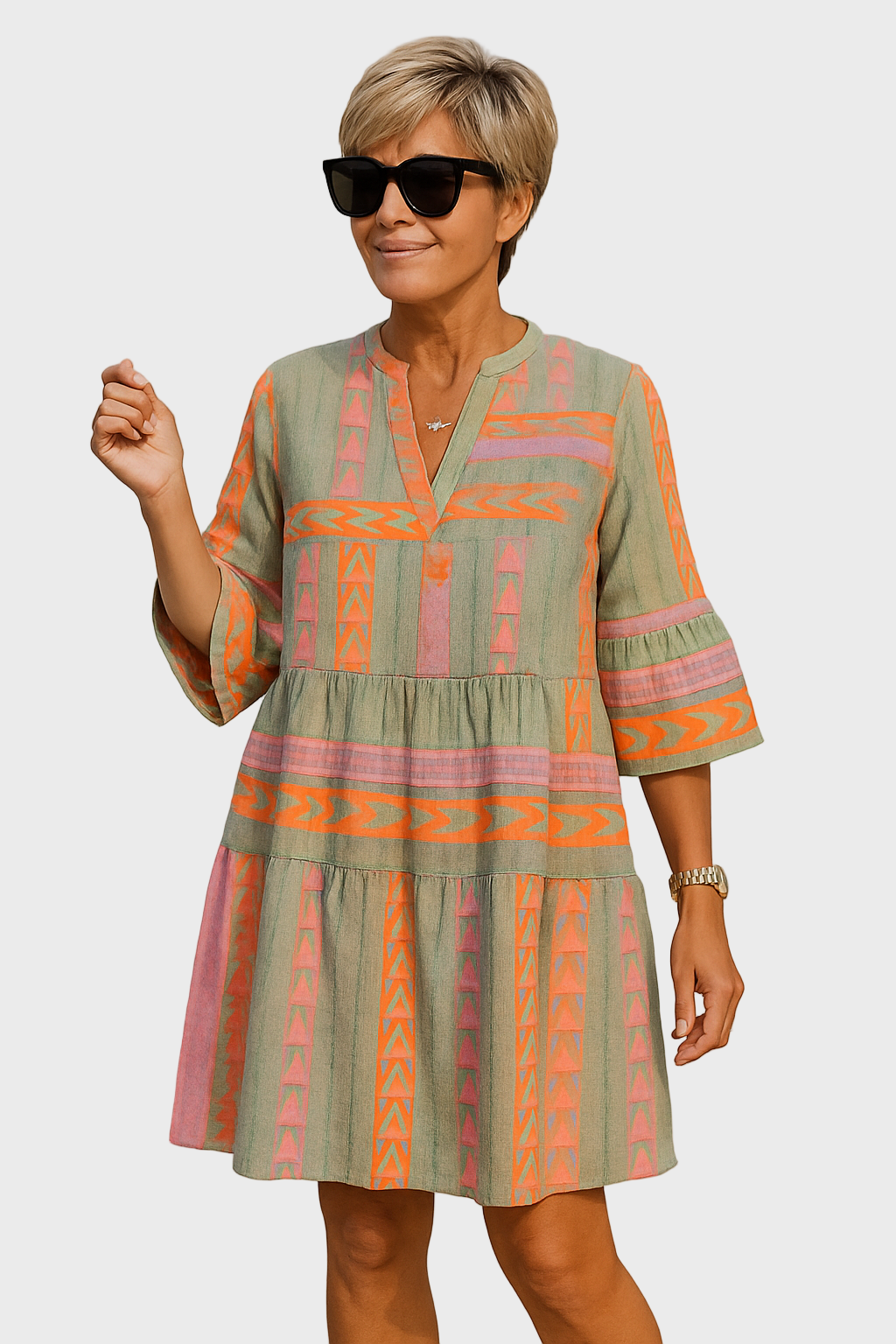 Stacey™ | Robe Bohème Brodée Légère