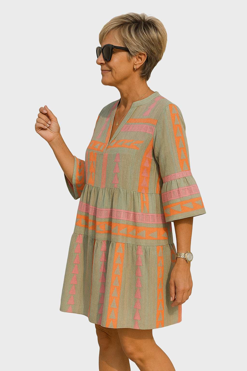 Stacey™ | Robe Bohème Brodée Légère