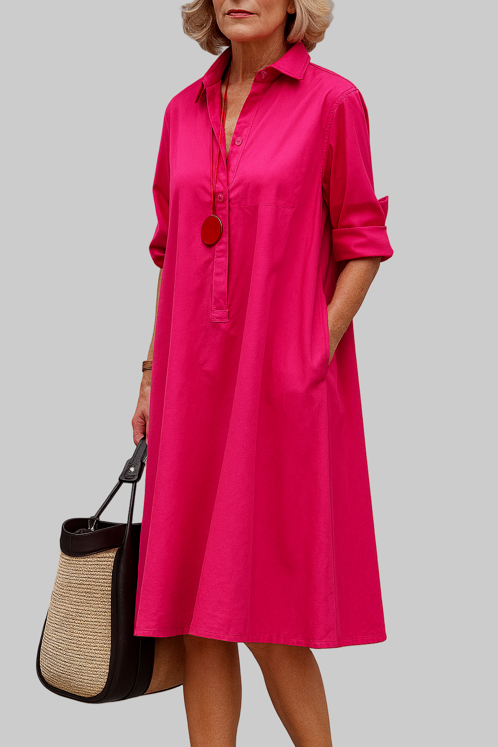 PETRA – ROBE MIDI IMPRIMÉE