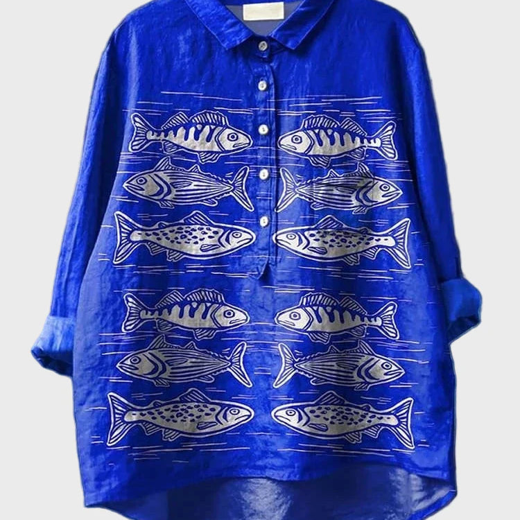Poisson Bleu | T-shirt Artistique