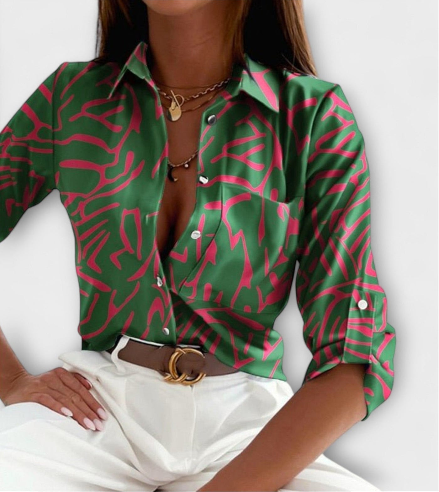 Blouse à col classique