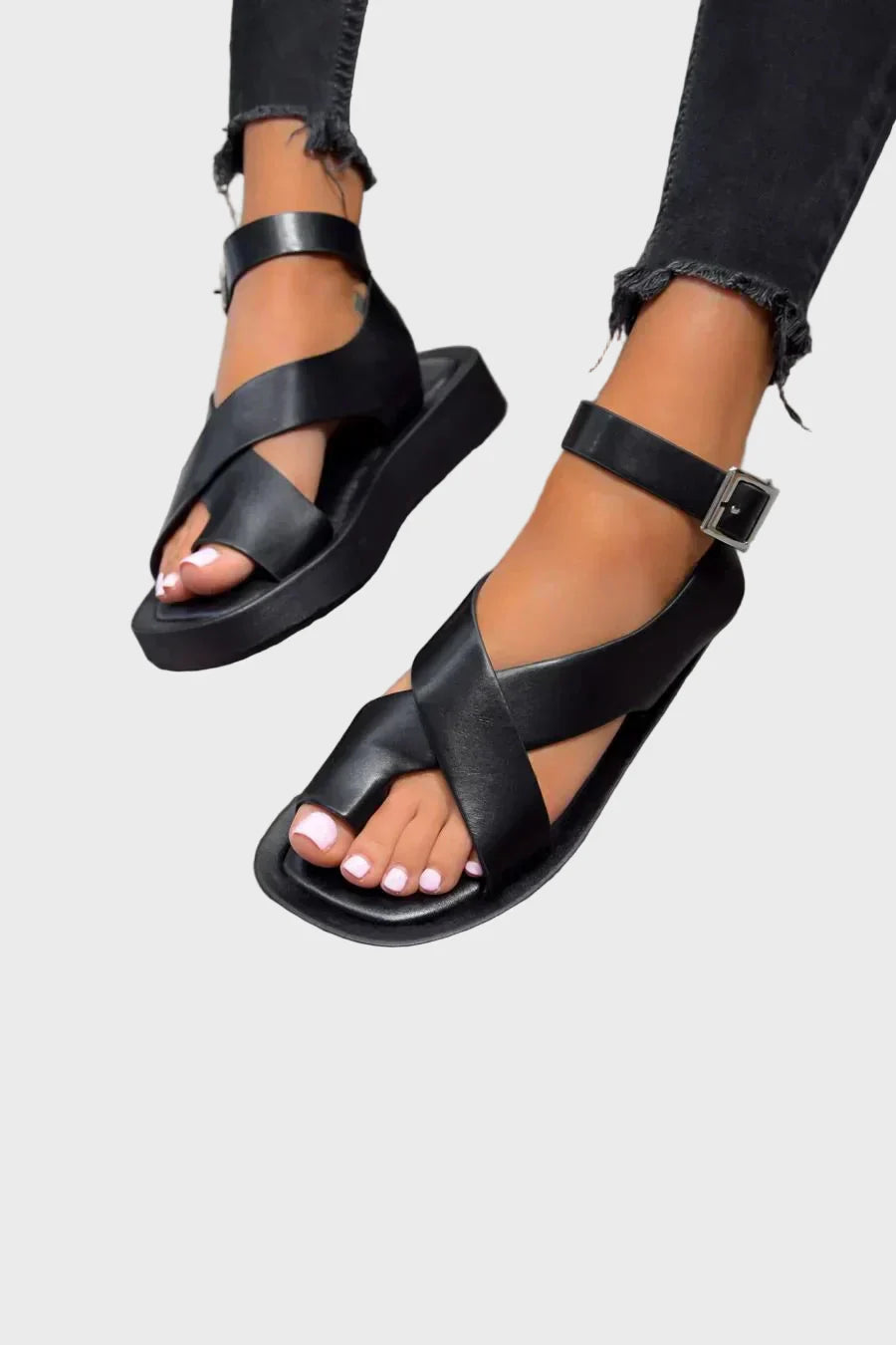 Solène | Sandales Croisées Modernes