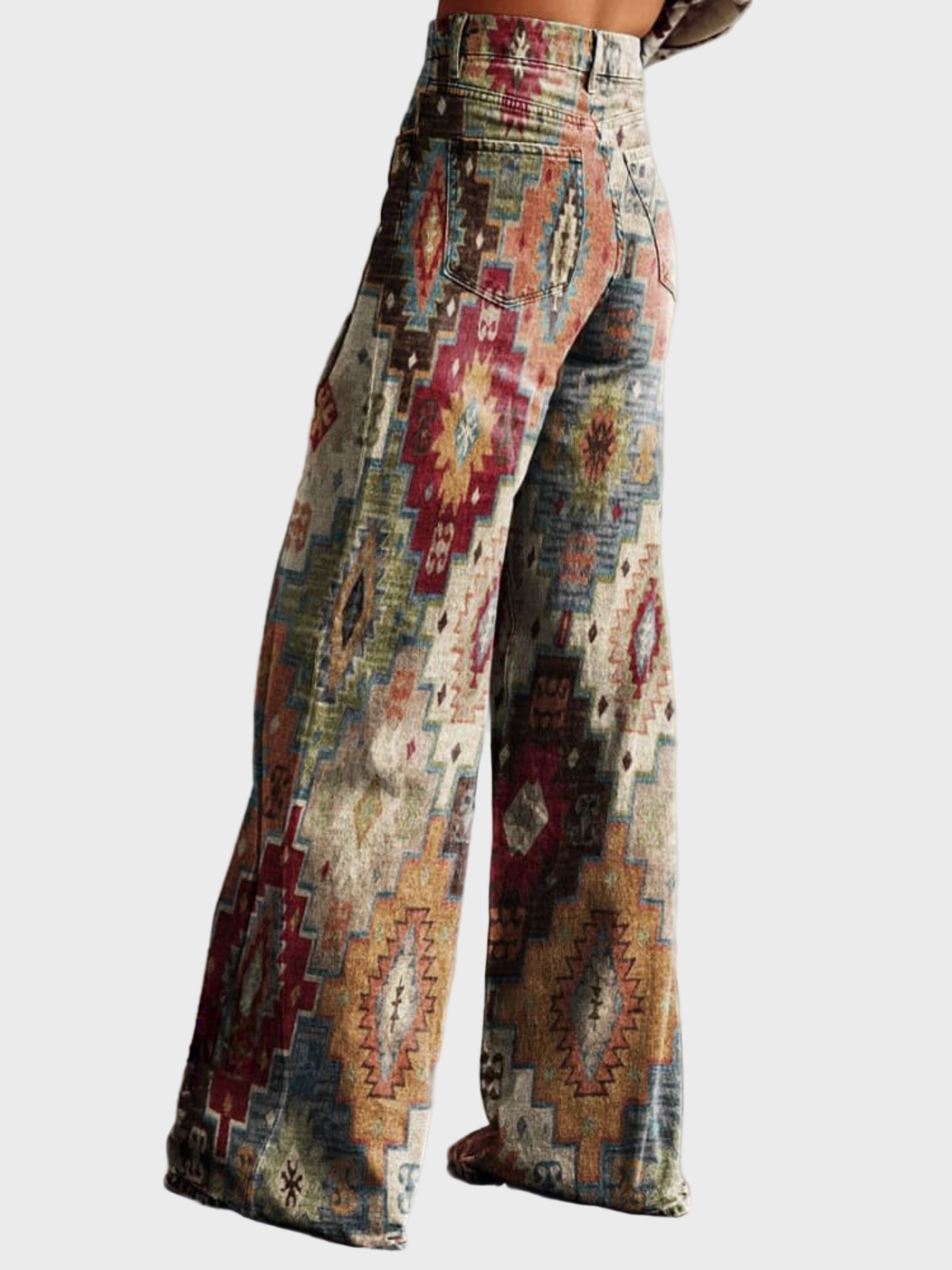 ALDINA - PANTALON BAGGY BOHO VINTAGE
