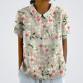 Lina | Blouse en lin floral