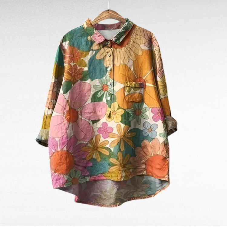 Laluna - Chemisier Vintage Élégant