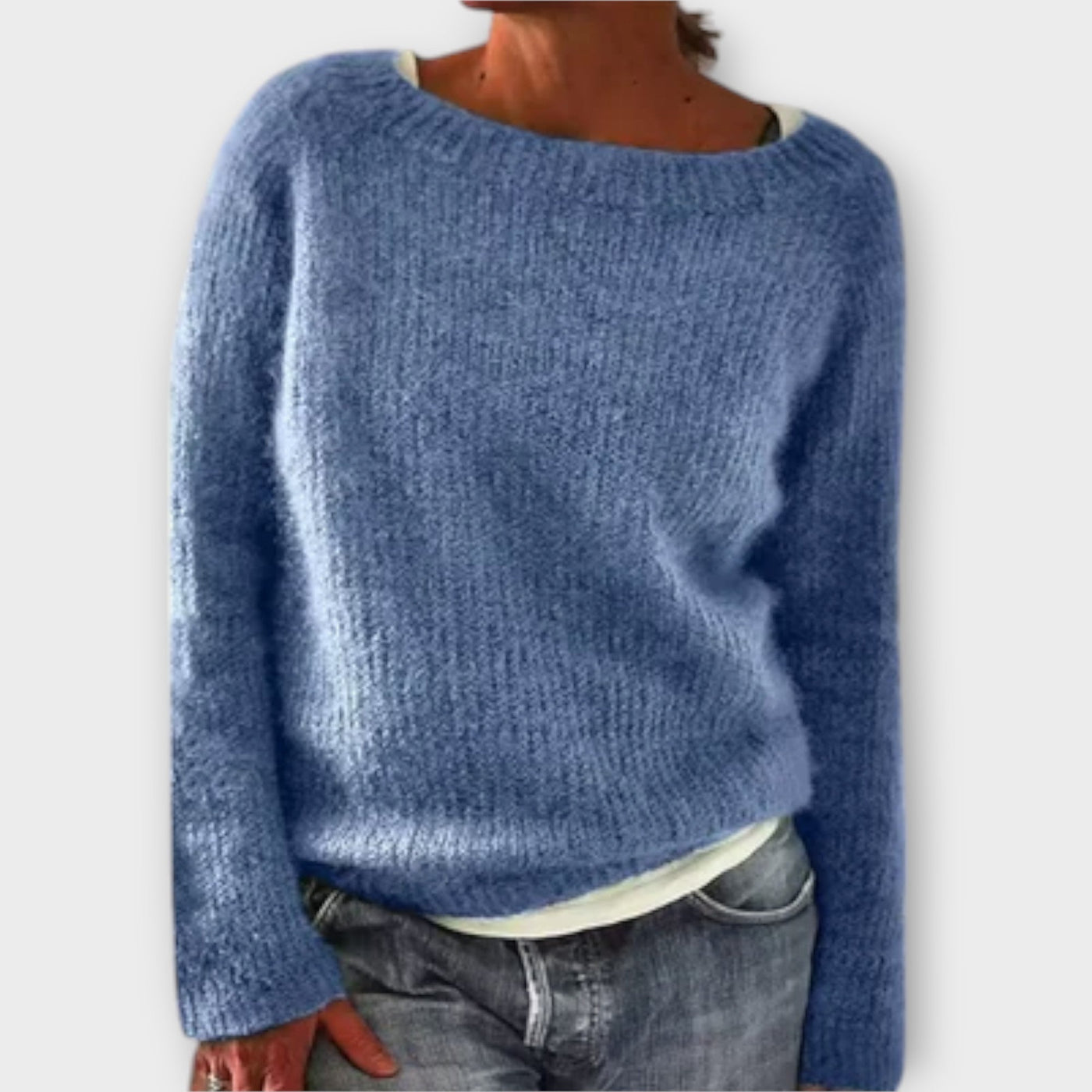 Regine – pull en tricot uni