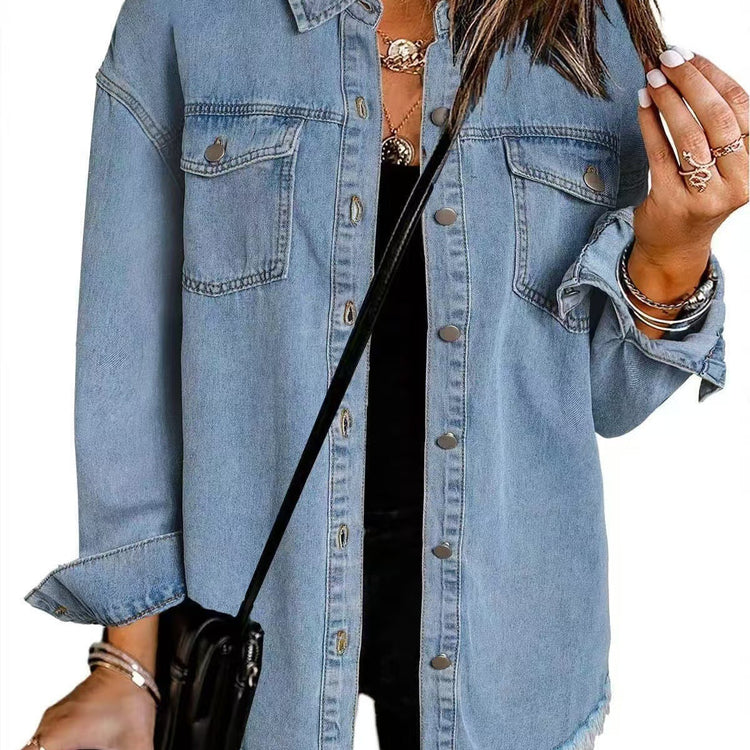 Sabine™ | Veste en Jean au Style Intemporel