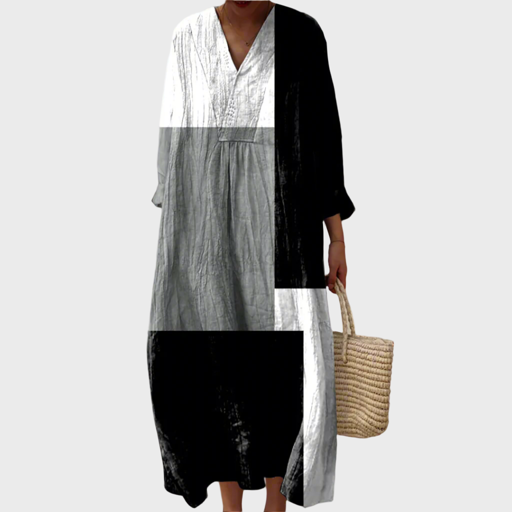 Colette™ | Robe maxi abstraite
