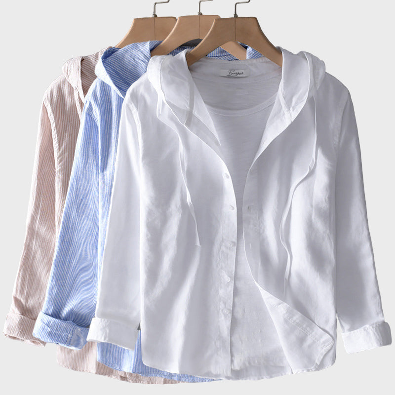 Elena | Chemise à capuche légère