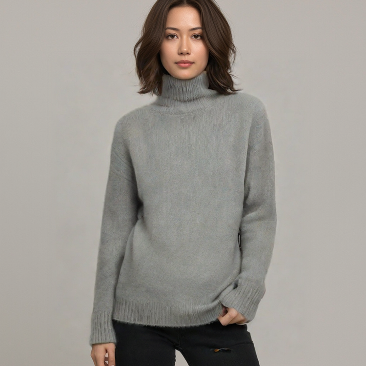 Emily - Pull Col Rond Douillet