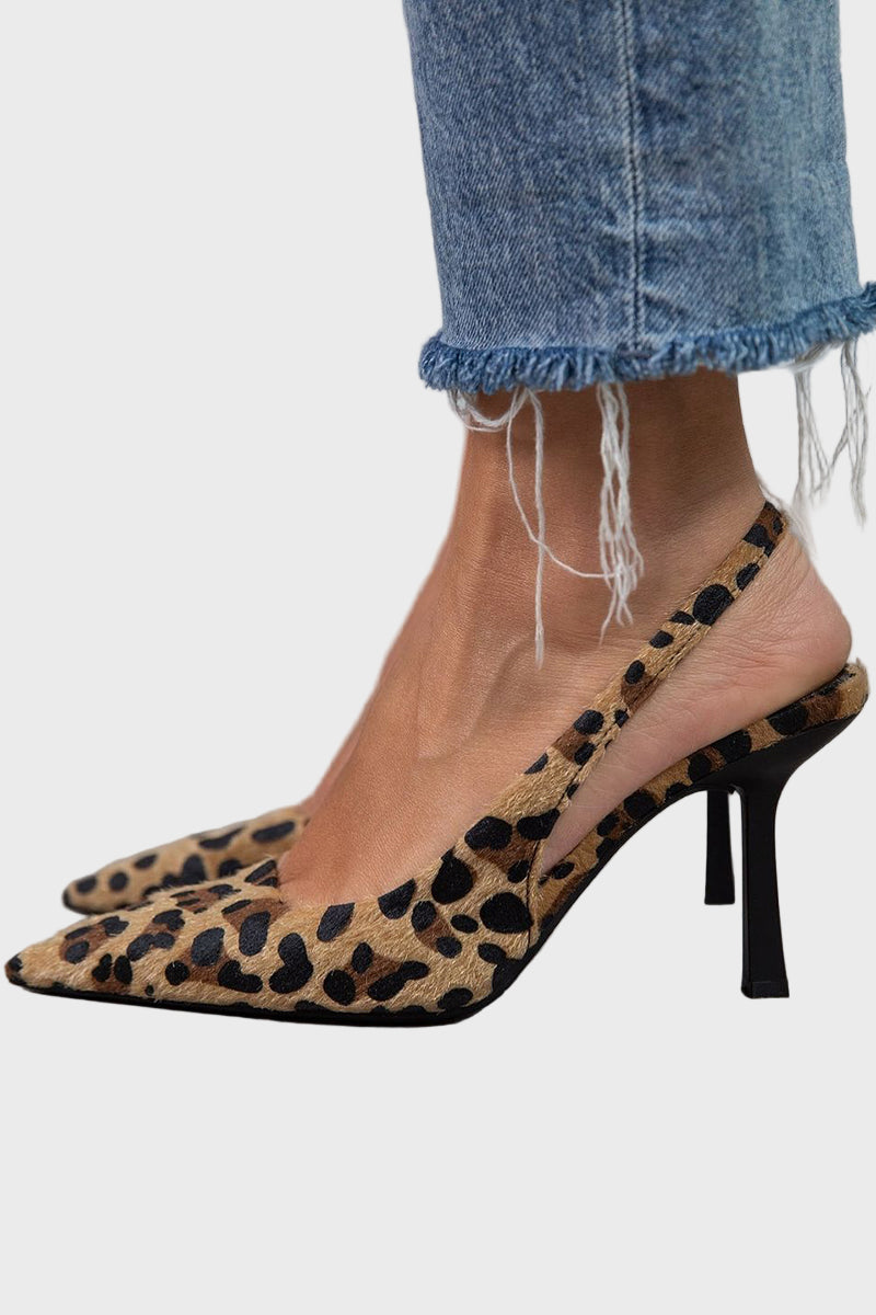 Maïssa | Escarpins Léopard à Bride