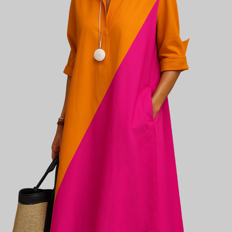 HELENA – ROBE MIDI IMPRIMÉE