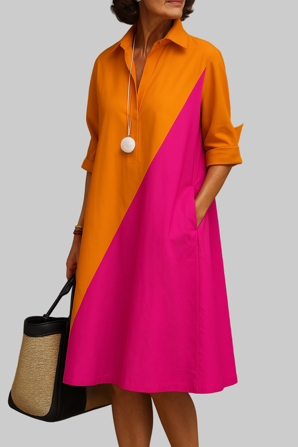 HELENA – ROBE MIDI IMPRIMÉE