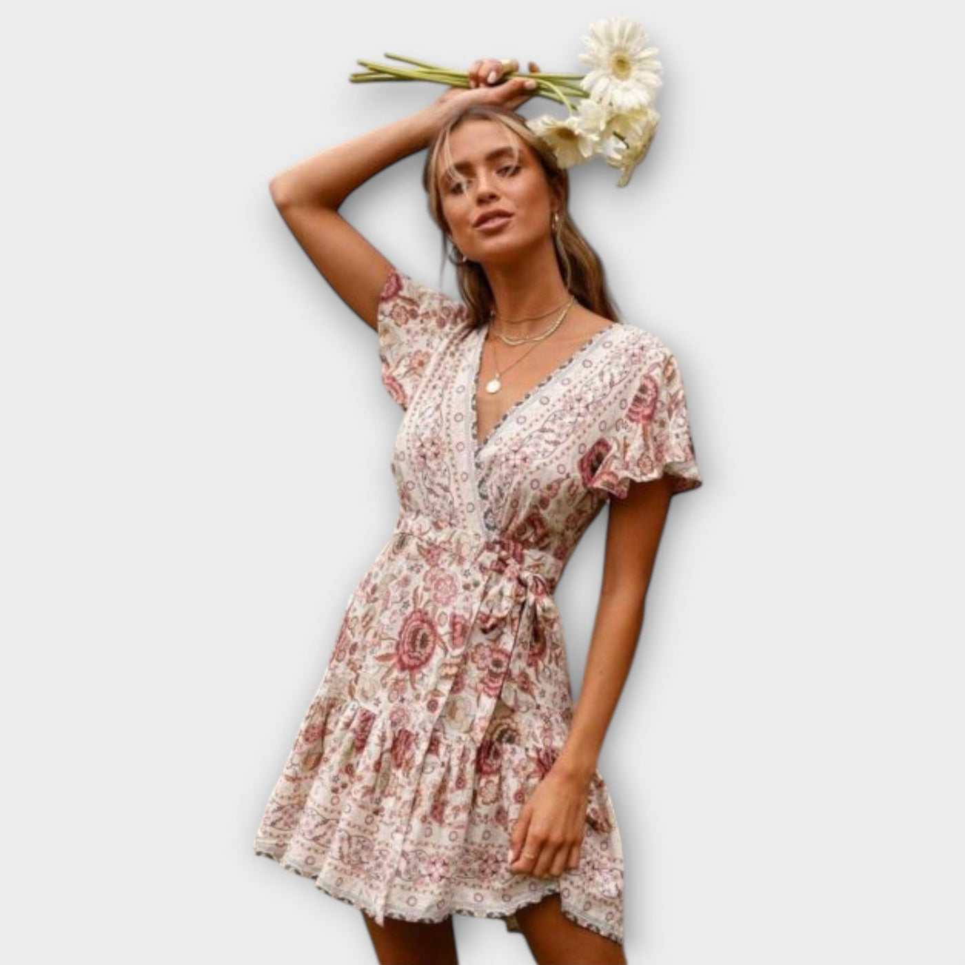 Amina - Robe Boho Courte