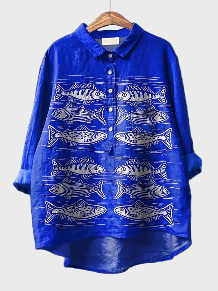 Poisson Bleu | T-shirt Artistique