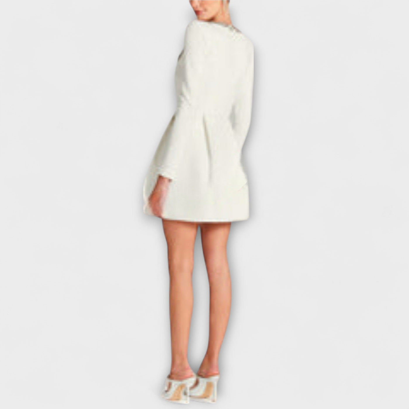 Wren - Robe mini en velours avec ornement en bijoux