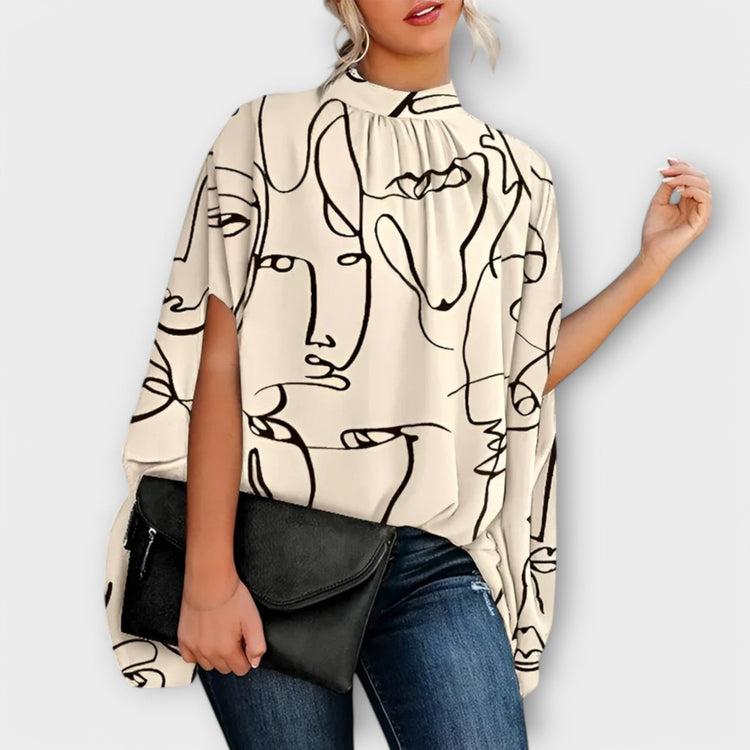 Jacqueline – Blouse de soirée polyvalente